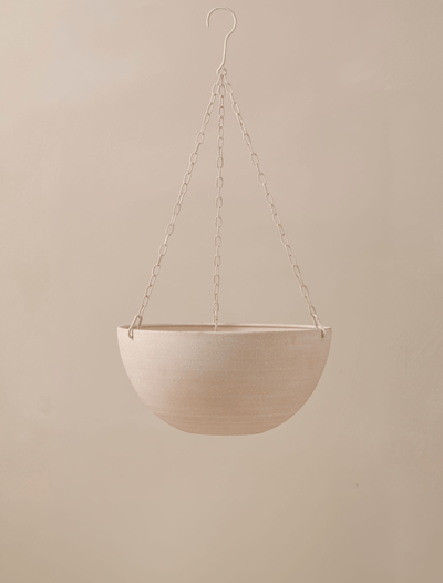 Panier Suspendu en fer Iris – Beige