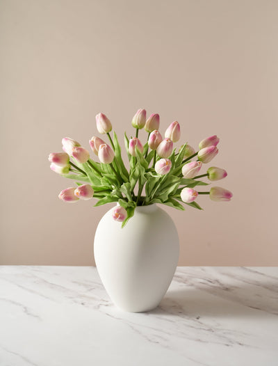 Tulipes artificielles – Rose foncé (25 tiges)