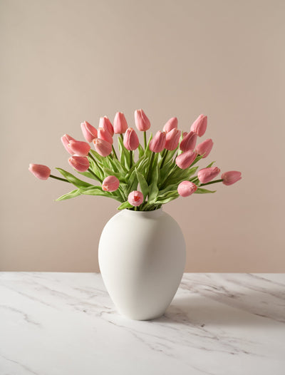 Tulipes artificielles – Rose (25 tiges)