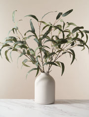 Eucalyptus à feuilles de saule artificiel – Vert (5 tiges)