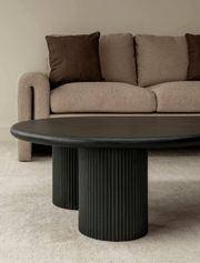 Table basse Luna – Bois noir