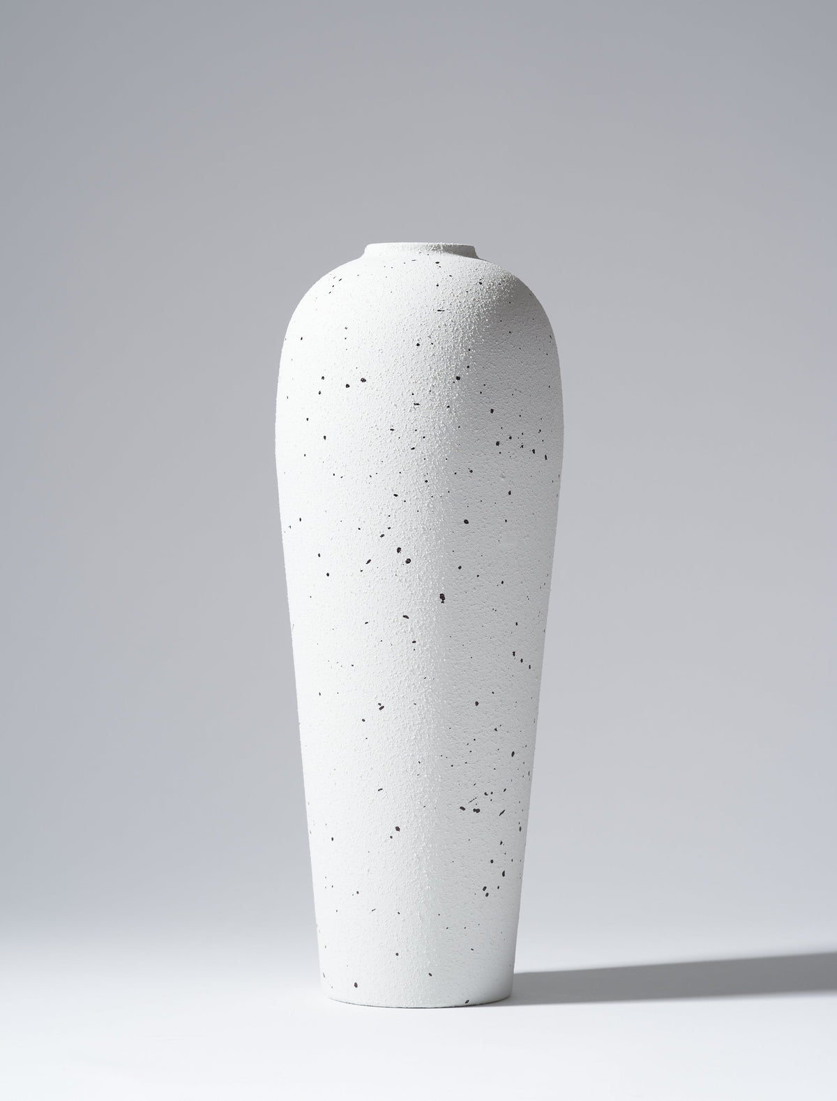 Grand vase Lola – Blanc Moucheté