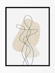 Affiche – Dessin au trait scandinave