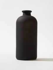 Vase en verre Aria – Noir mat