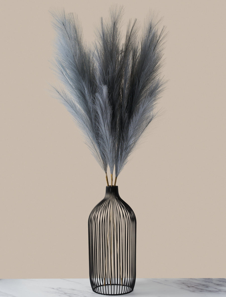Grande pampa artificielle – Gris ardoise clair (3 tiges)