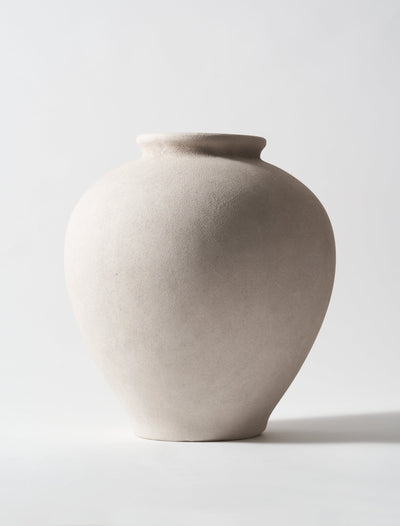 Vase en céramique Mila – Finition pierre