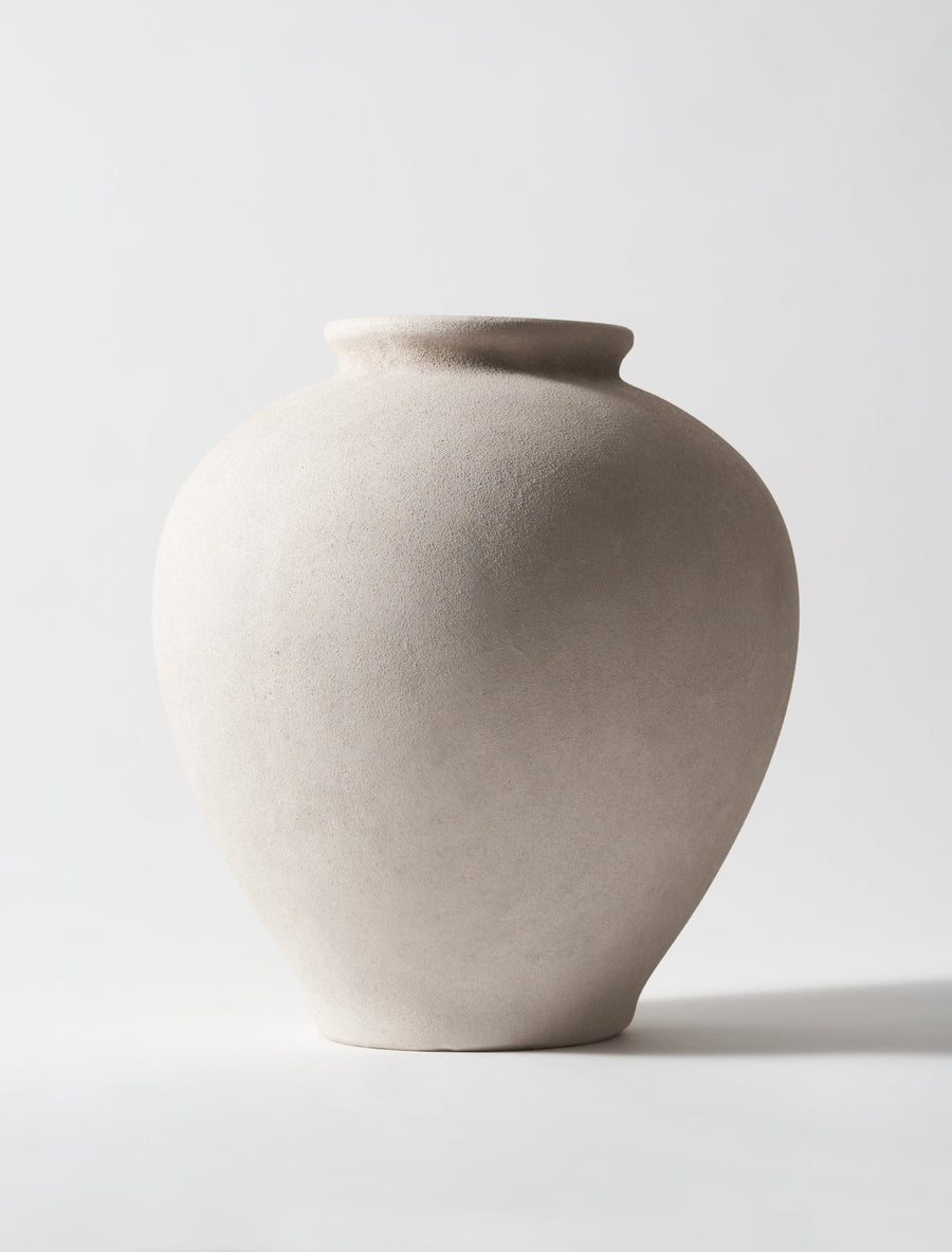 Vase en céramique Mila – Finition pierre