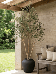 Grand pot Etta en fer – Noir