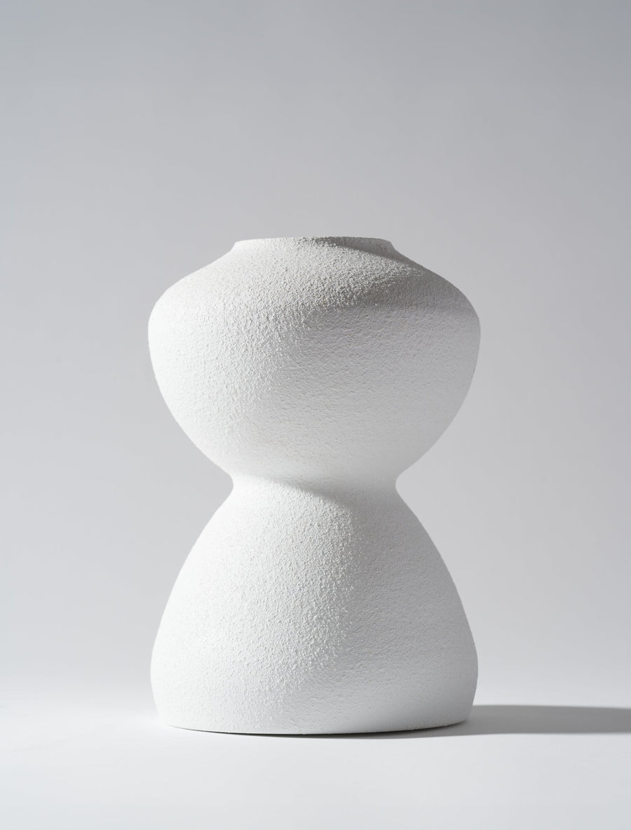 Vase Laila – Blanc Texturé
