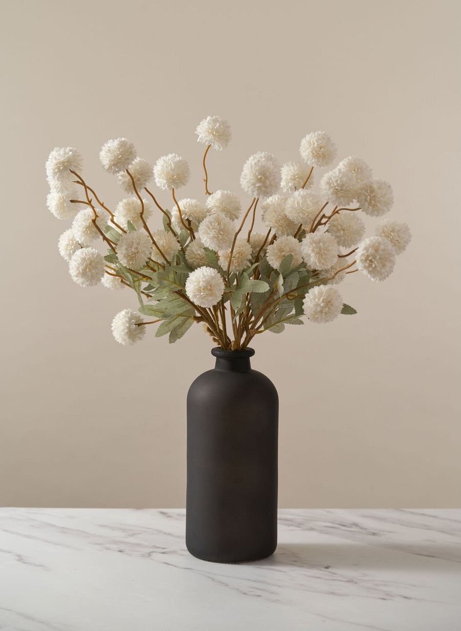 Chrysanthèmes Kiku artificiels – Blanc (10 tiges / 50 fleurs)