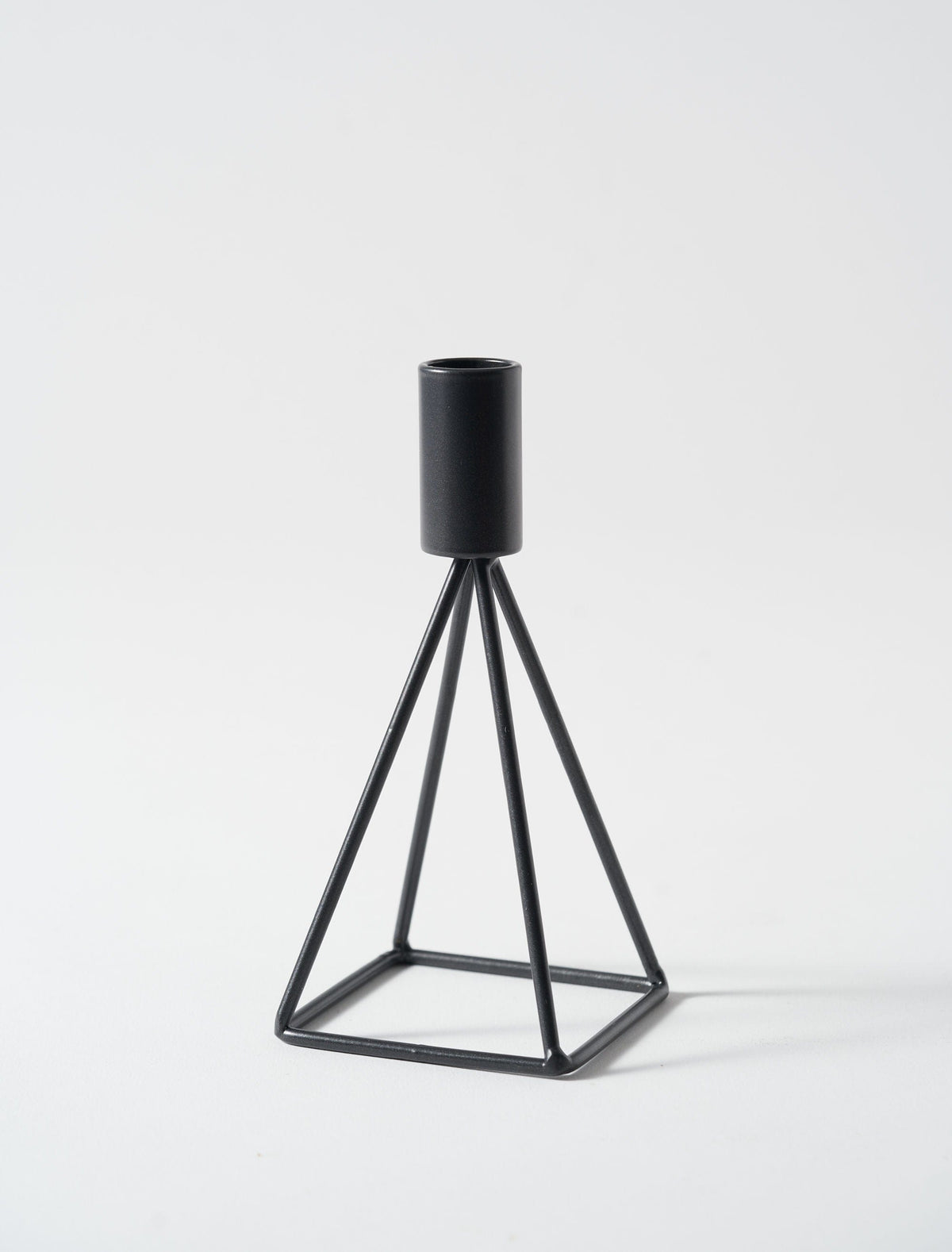 Bougeoir Pyramide – Noir