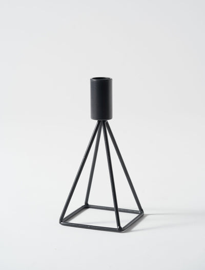 Bougeoir Pyramide – Noir