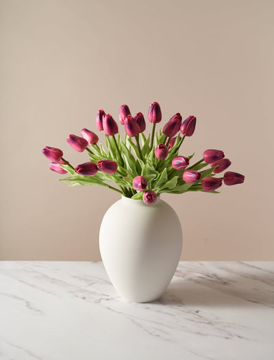 Tulipes artificielles – Violet (25 tiges)