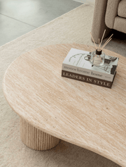 Table Basse Luna – Pierre Travertin
