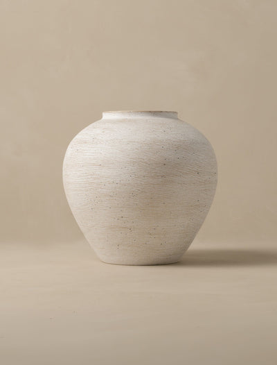Vase Arina – Blanc brossé