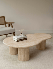 Table Basse Luna – Pierre Travertin
