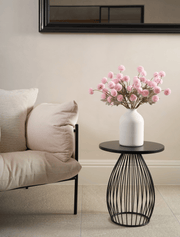 Chrysanthèmes Kiku artificiels – Rose (10 tiges / 50 fleurs)