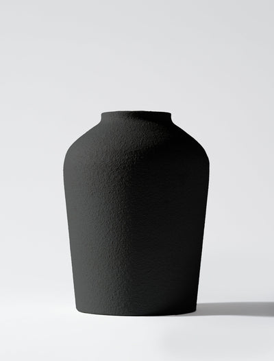 Vase Ema – Noir Texturé