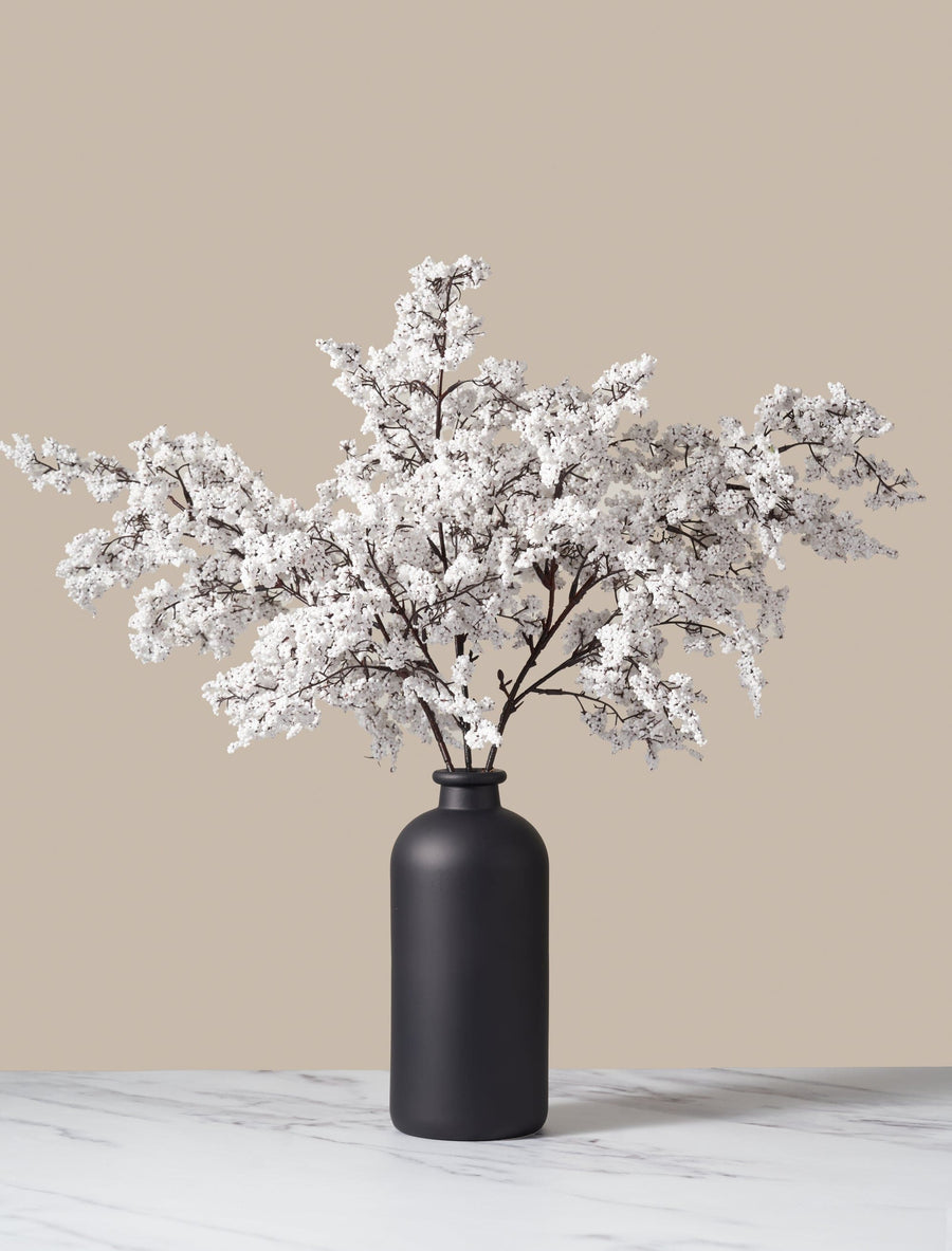 Branches de baies artificielles – Blanc hivernal (3 tiges)