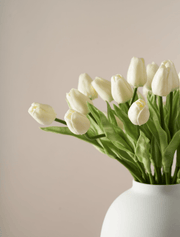 Tulipes artificielles – ivoire (25 tiges)