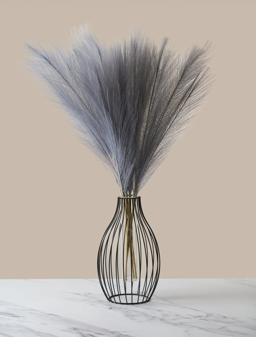 Pampa artificielle – Gris ardoise clair (5 tiges)