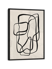 Toile encadrée – Dessin au trait n° 1