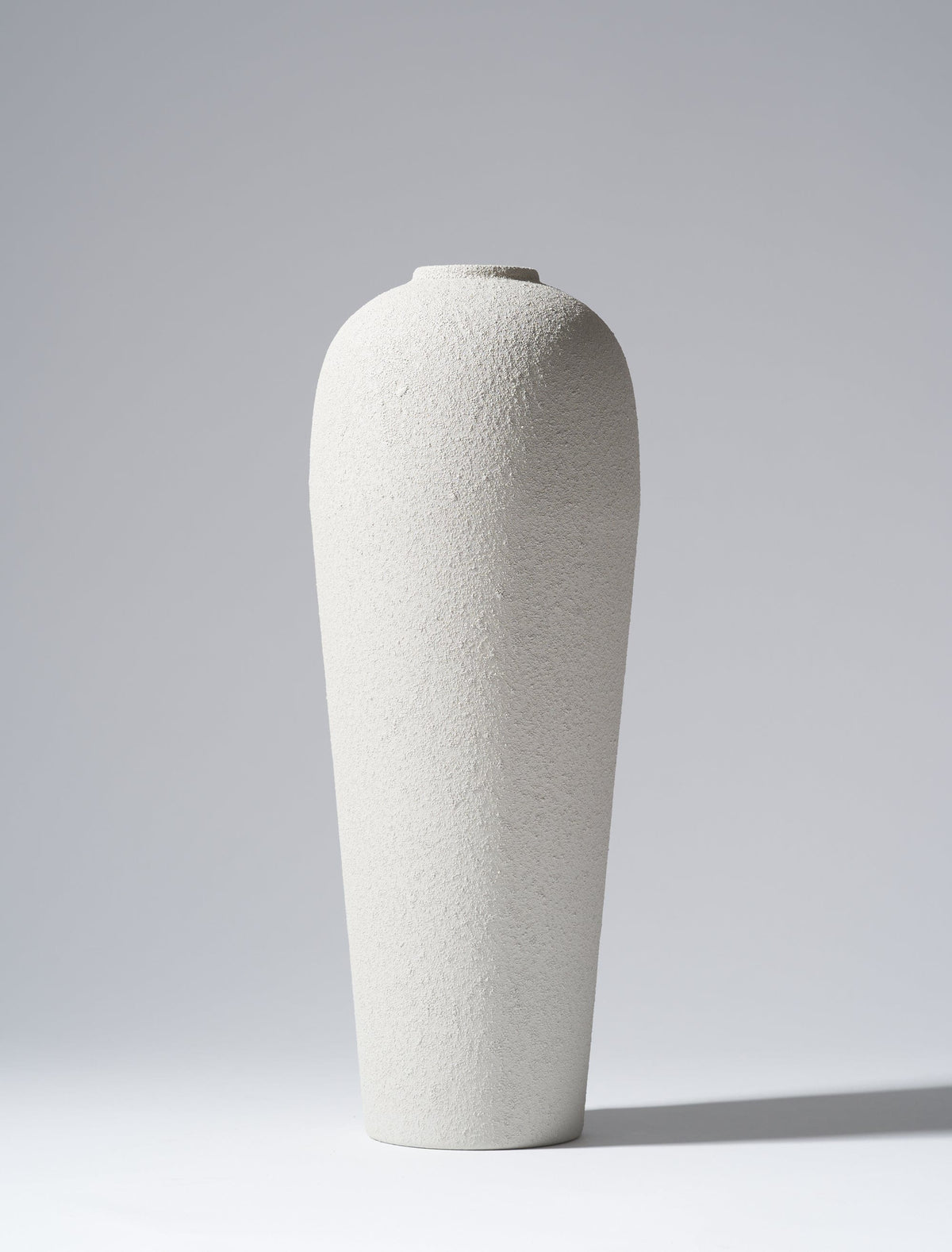 Grand vase Lola – Taupe pâle Texturé