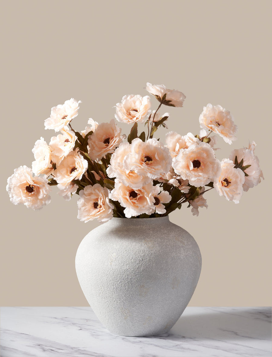 Pivoine Artificiel – Moutan - Pêche (8 tiges
