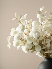 Composition florale artificielle – ivoire