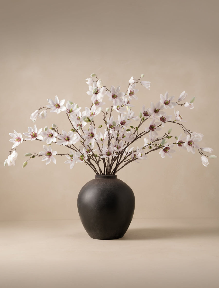 Artificiel – Magnolia Grand - Blanc (8 tiges)