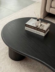 Table basse Luna – Bois noir