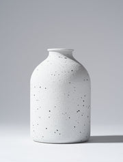 Vase Arlo – Blanc Moucheté