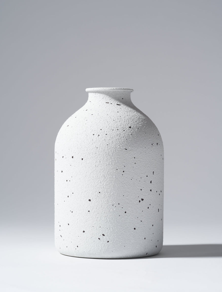 Vase Arlo – Blanc Moucheté