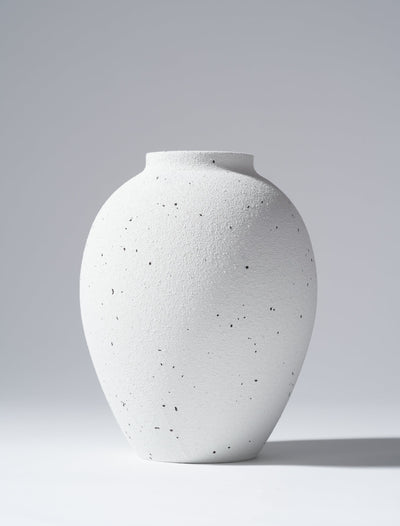 Vase Ella – Blanc Moucheté