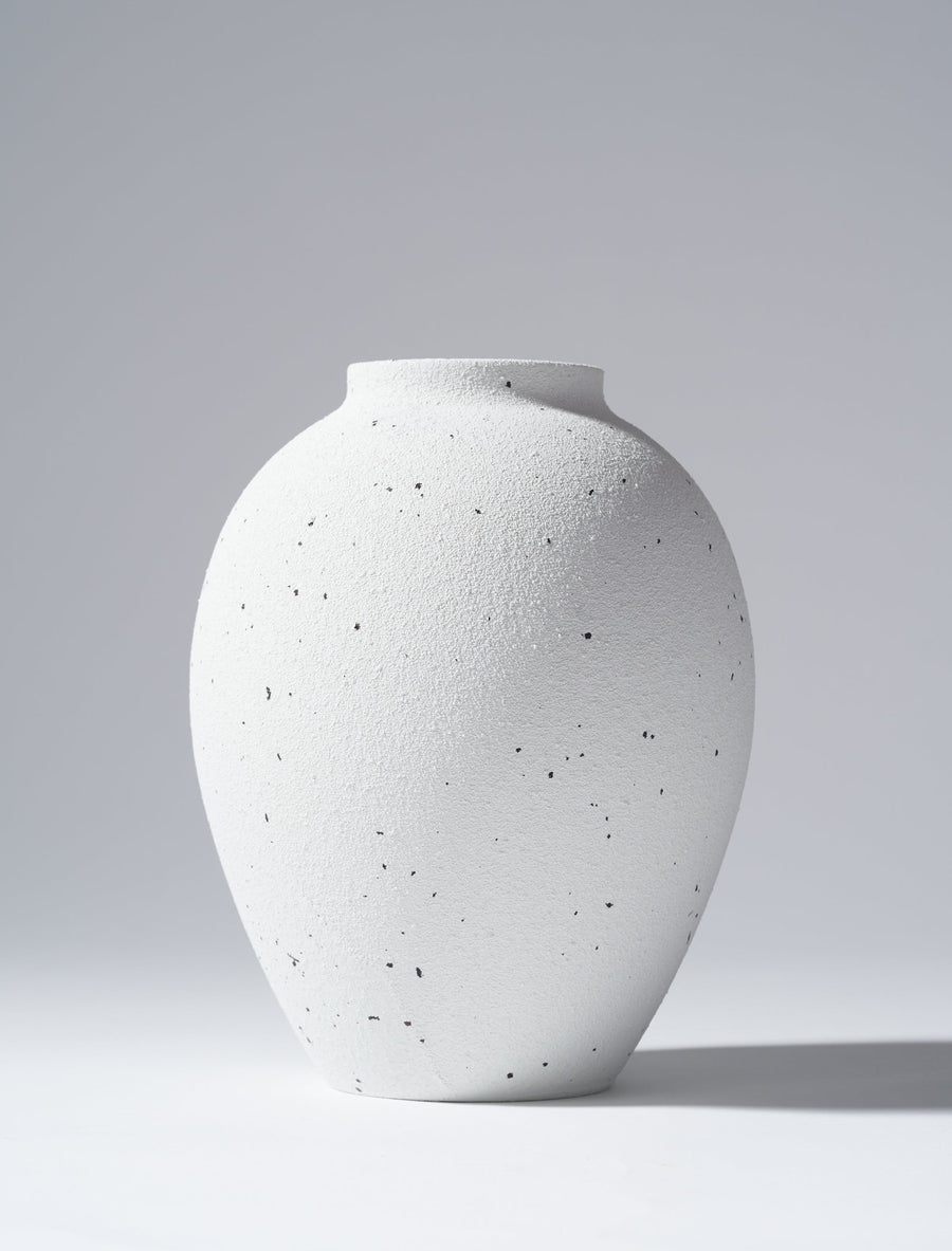 Vase Ella – Blanc Moucheté