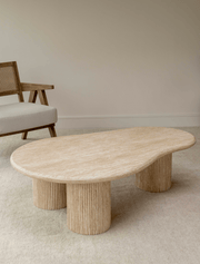 Table Basse Luna – Pierre Travertin