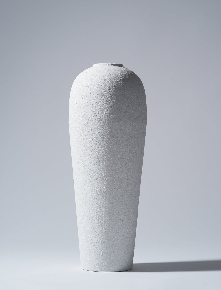 Grand vase Lola – Blanc Texturé