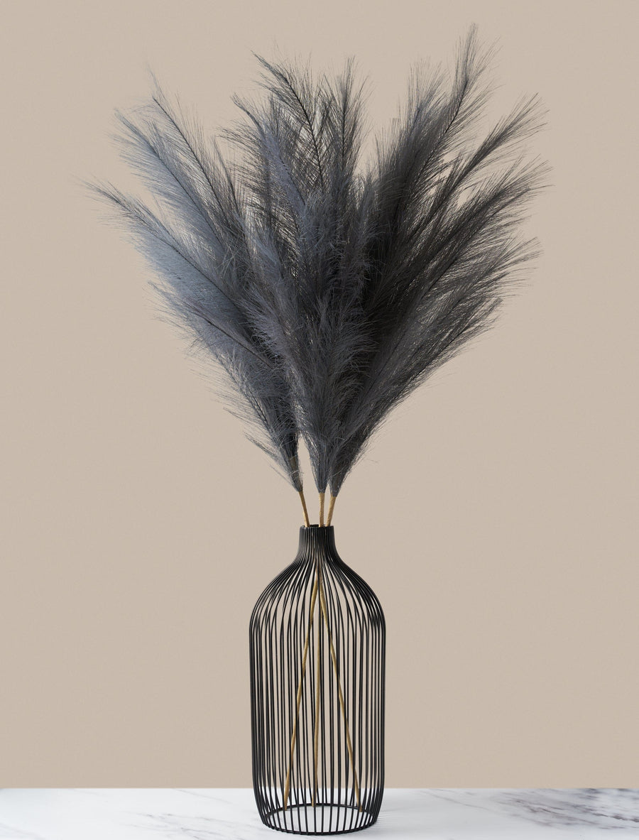 Grande pampa artificielle – Gris (3 tiges)