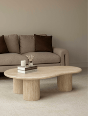 Table Basse Luna – Pierre Travertin