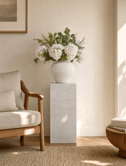 Socle décoratif – Finition pierre