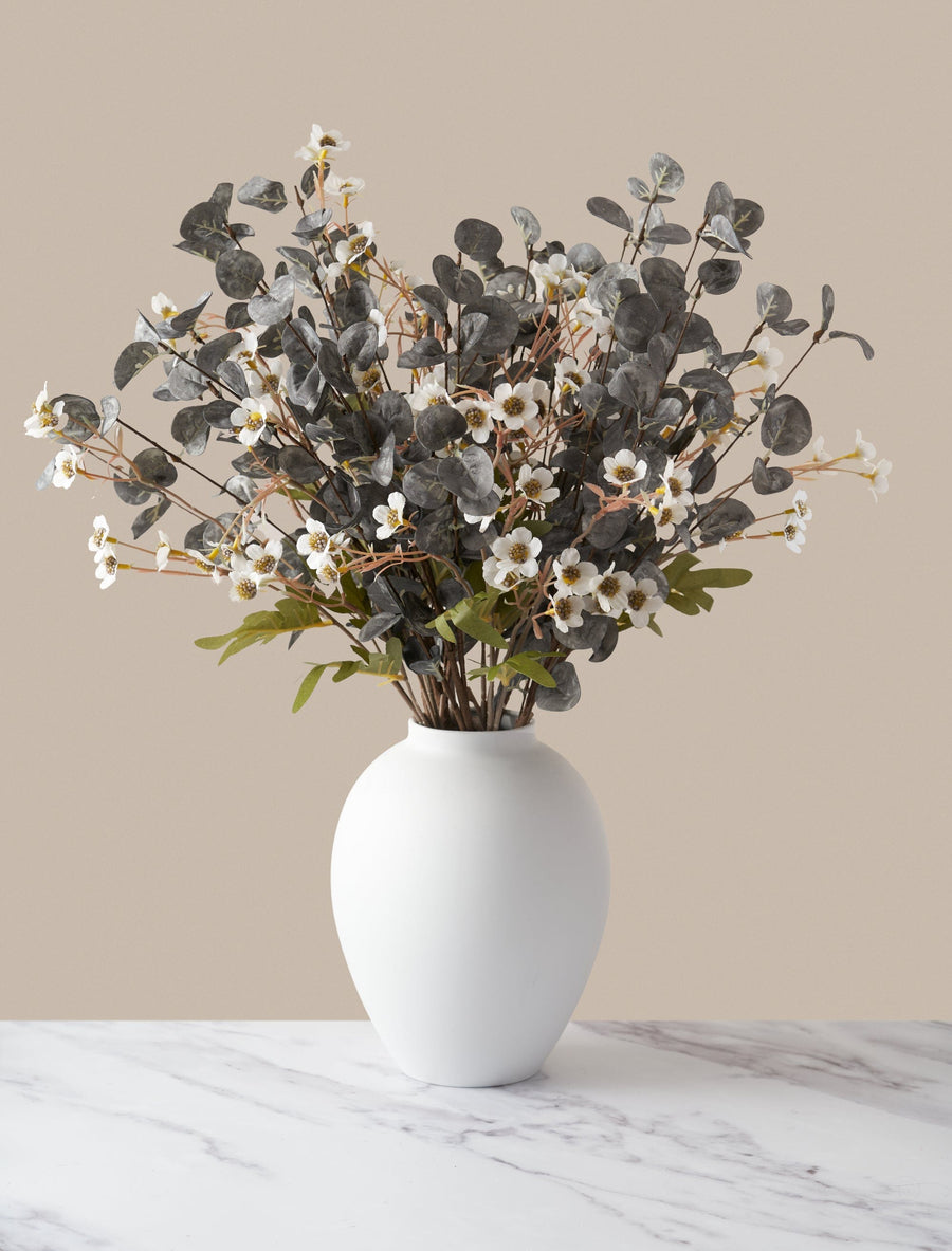 Composition florale artificielle – Prairie verte